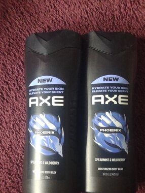 AXE Phoenix Spearmint & Wild Berry Men’s Body Wash - Black